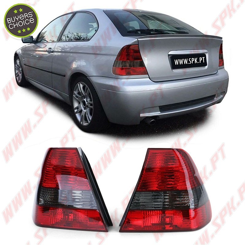 Farolins Look Cristal Red+Smoke - BMW E46 Compact (2001-2004)