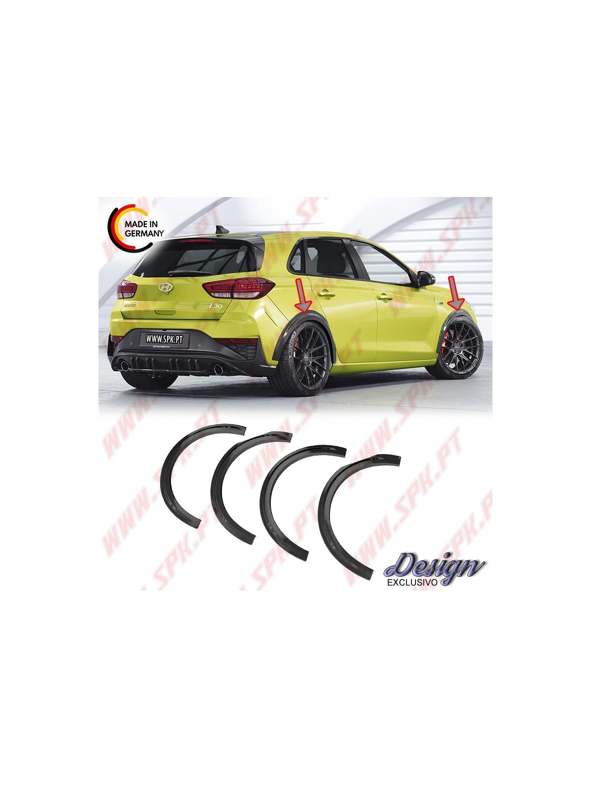 Kit 4 Alargamentos de Carroceria - Hyundai i30 PD (2017-)