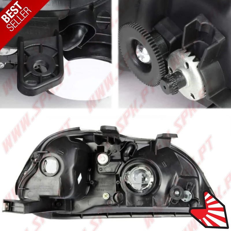 Faróis Look JDM Black  - Honda Civic Pré-Facelift (1996-1998)