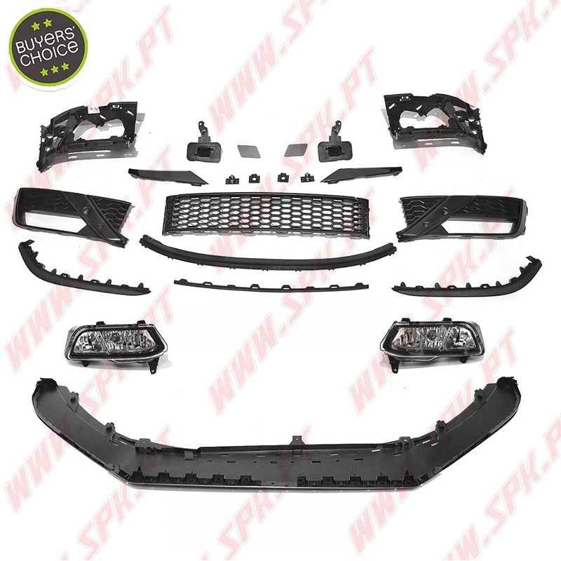 Para-Choques C/Faróis de Nevoeiro Look GTI - VW Polo 6R (2009-2017)