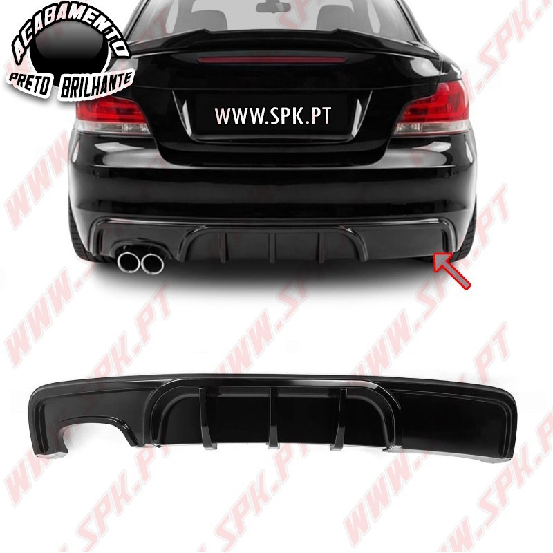 Difusor Traseiro - BMW E82 / E88 (2007-2013)