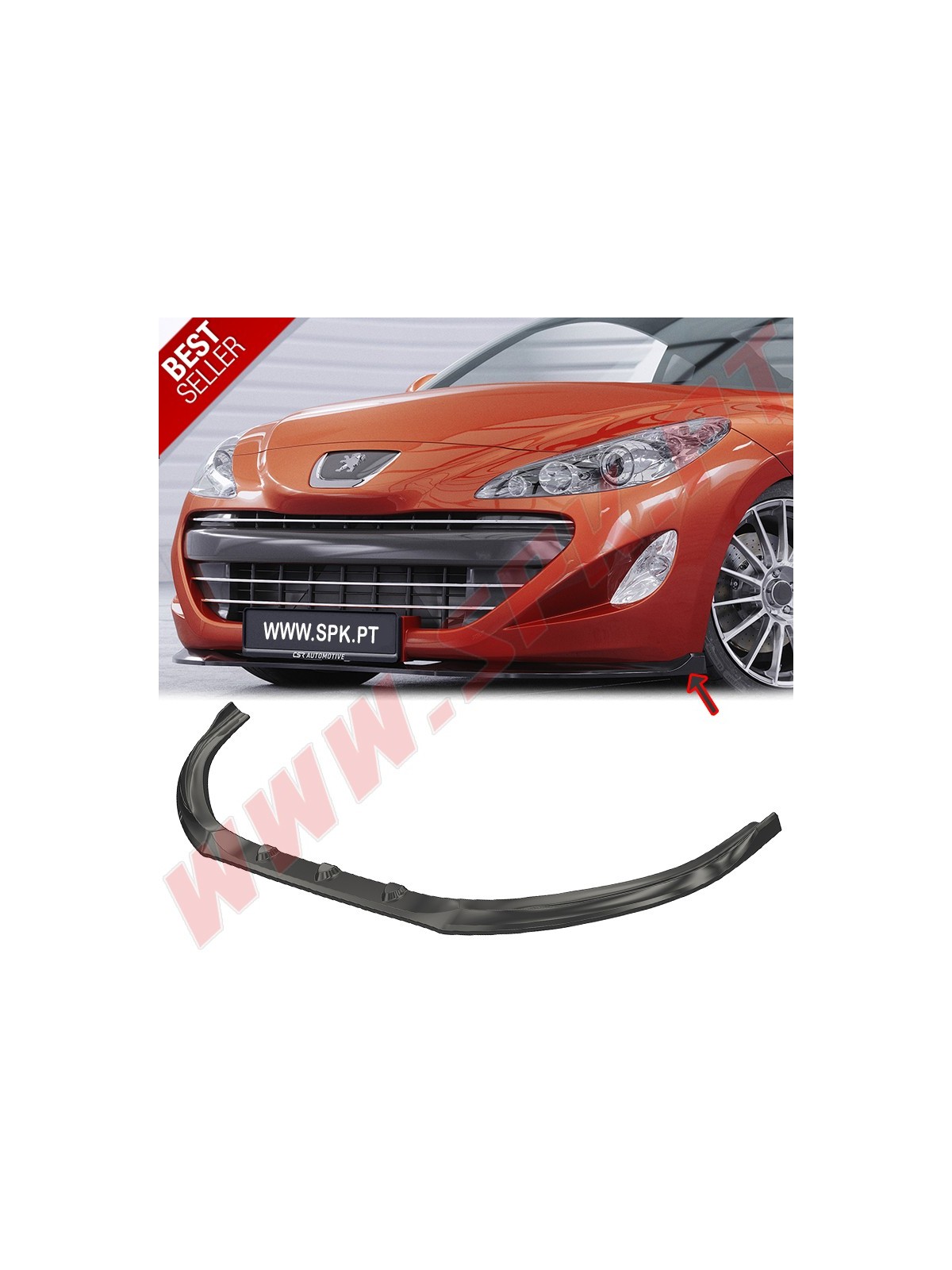 Lip Spoiler Frontal - Peugeot RCZ (2010-2013)