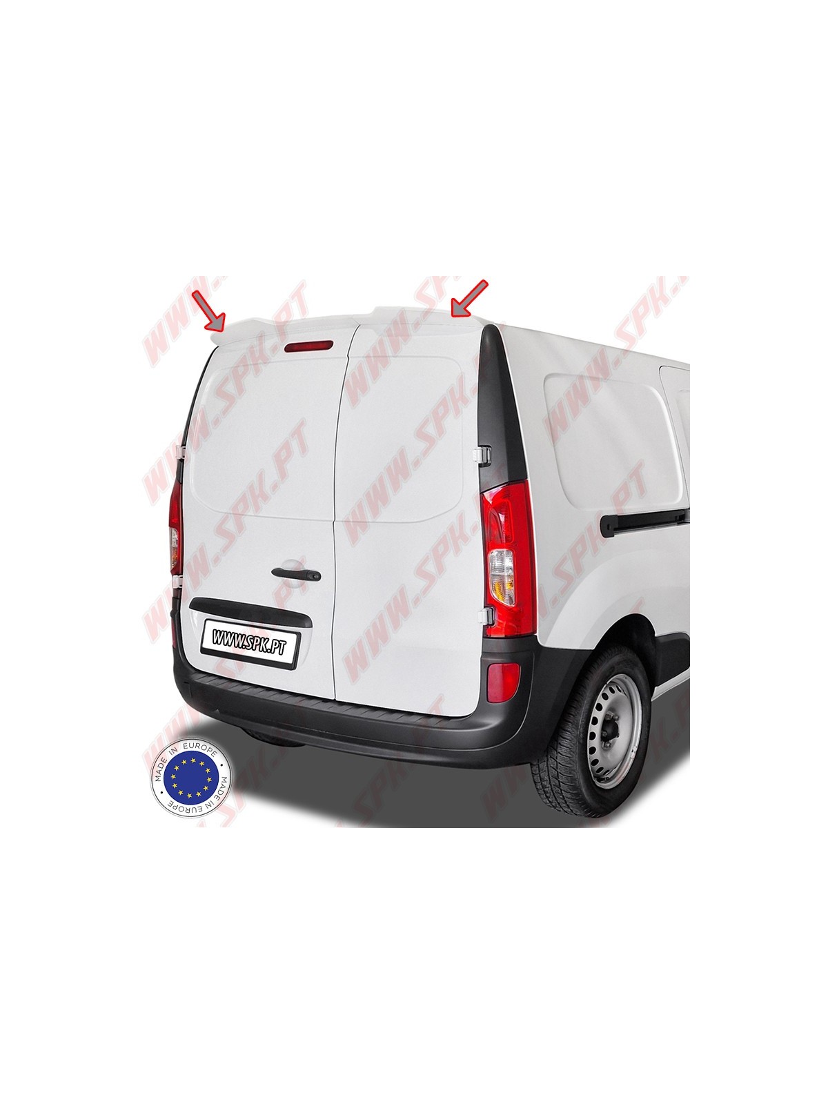 Aileron Traseiro - Mercedes Citan MK1 / Renault Kangoo MK2 (2013-)