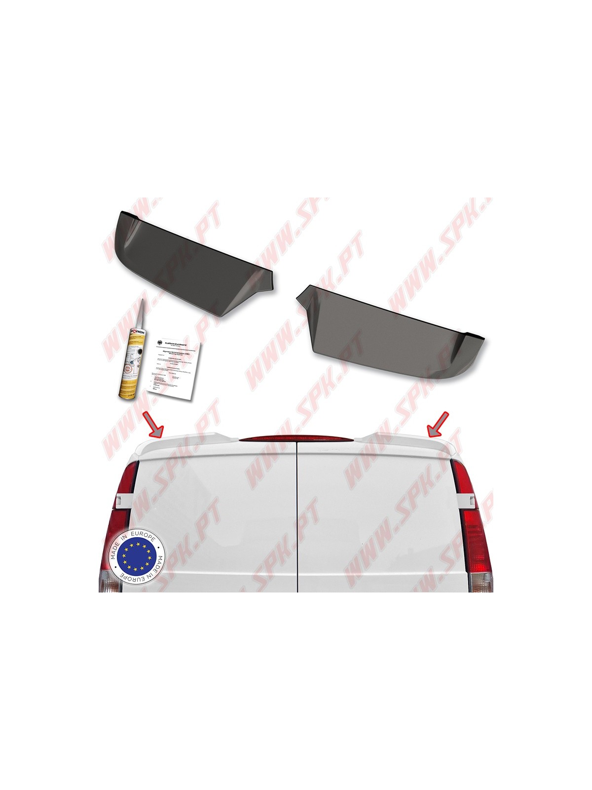 Aileron Traseiro - Mercedes Vito W639 / V639 (2003-2014)