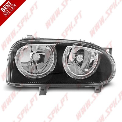 Faróis Angel Eyes / Black - VW Golf 3 (1991-1997)