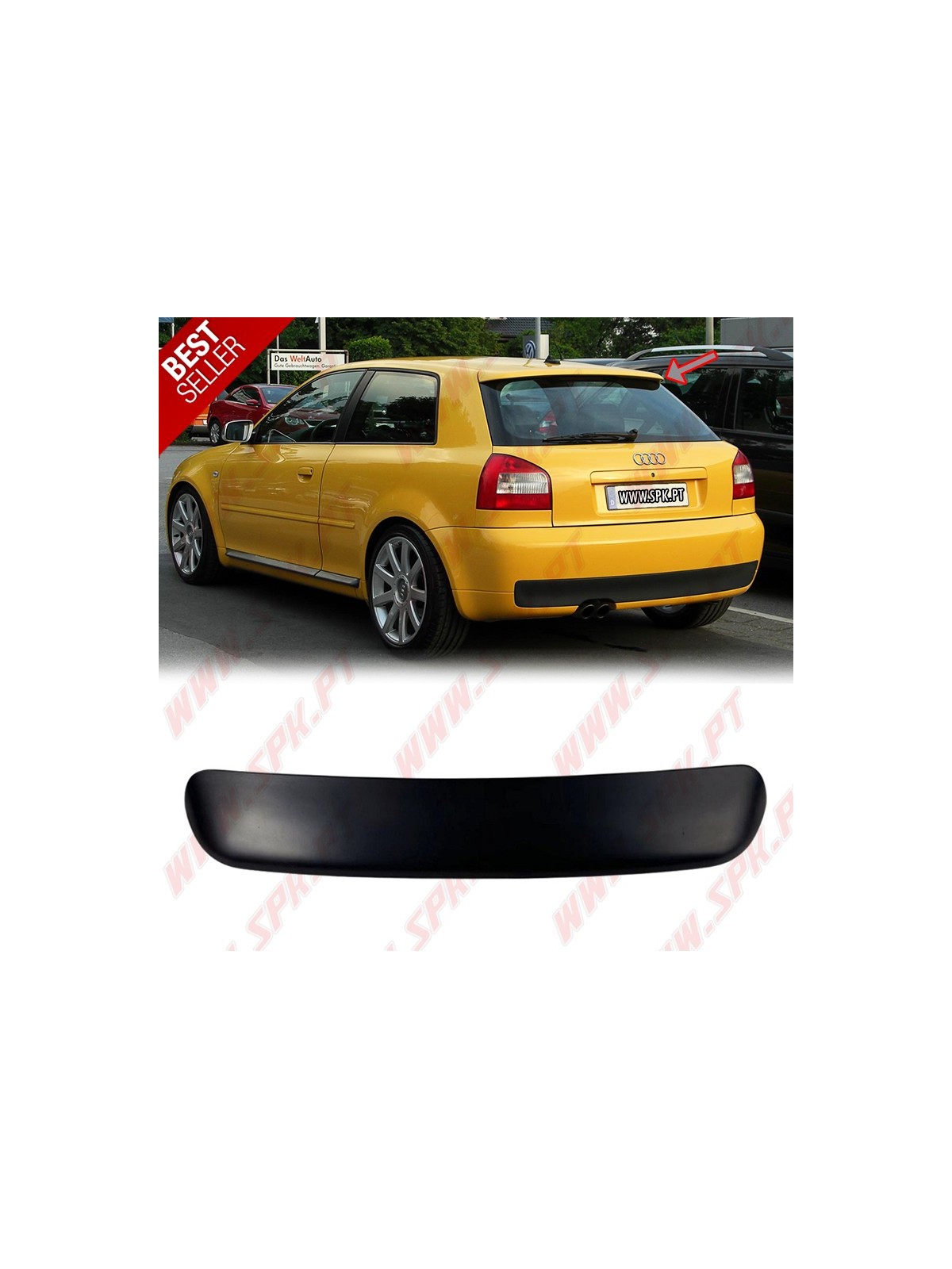Aileron Traseiro Look S3 - Audi A3 8L (1996-2003)