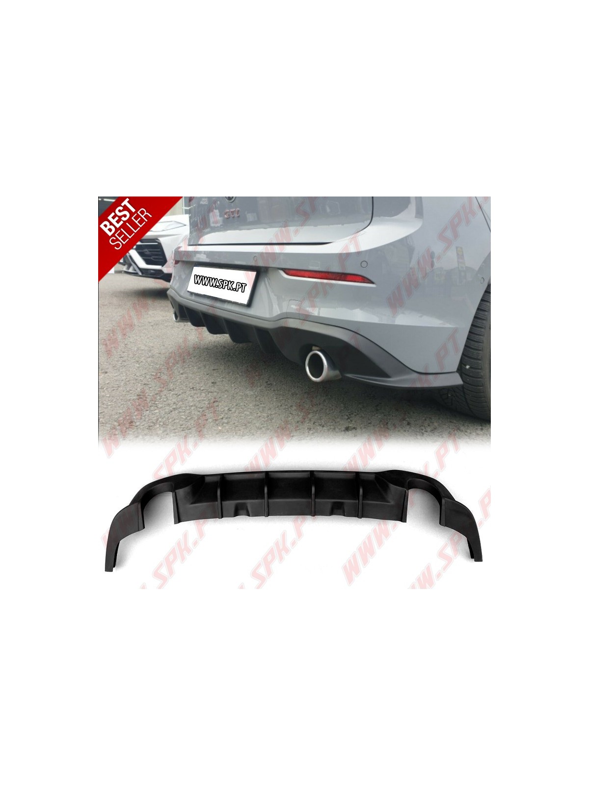 Difusor Traseiro - VW Golf 8 GTI (2020-)