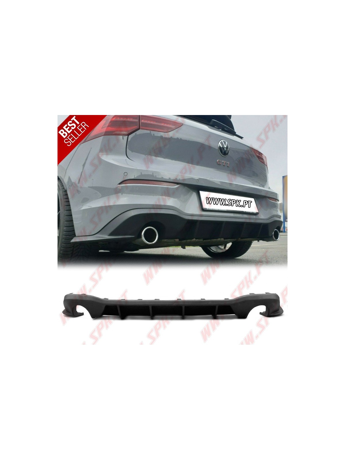 Difusor Traseiro - VW Golf 8 GTI (2020-)