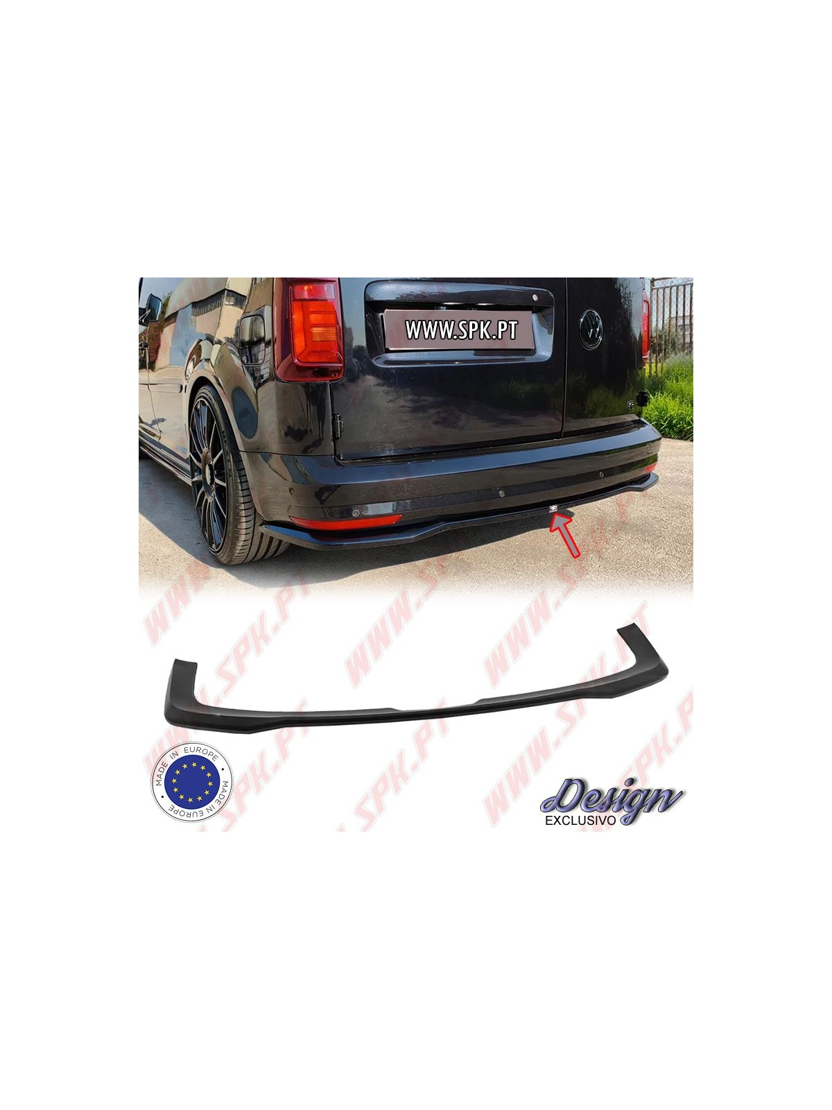 Difusor Traseiro - VW Caddy 4 (2015-2021)