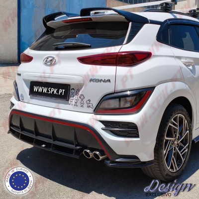 Difusor Traseiro - Hyundai Kauai N-Line MK1 Facelift (2020-2023)