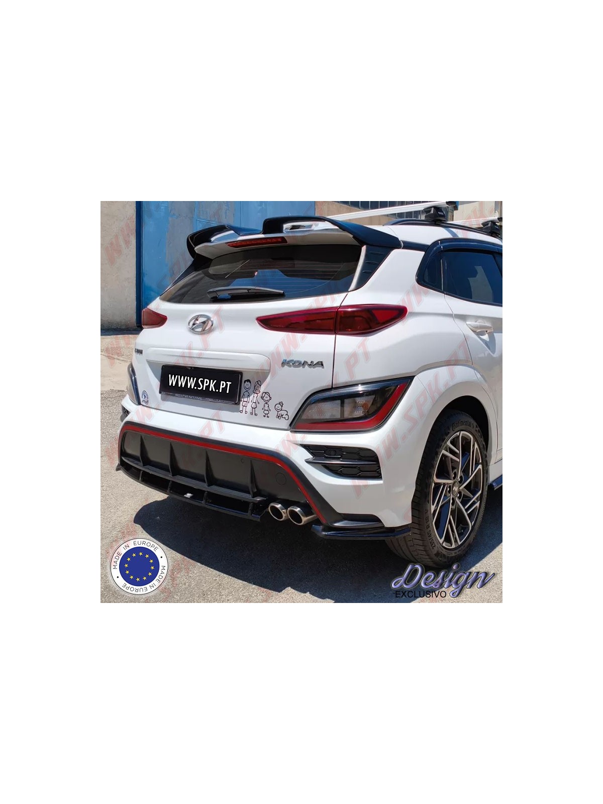 Difusor Traseiro - Hyundai Kauai N-Line MK1 Facelift (2020-2023)