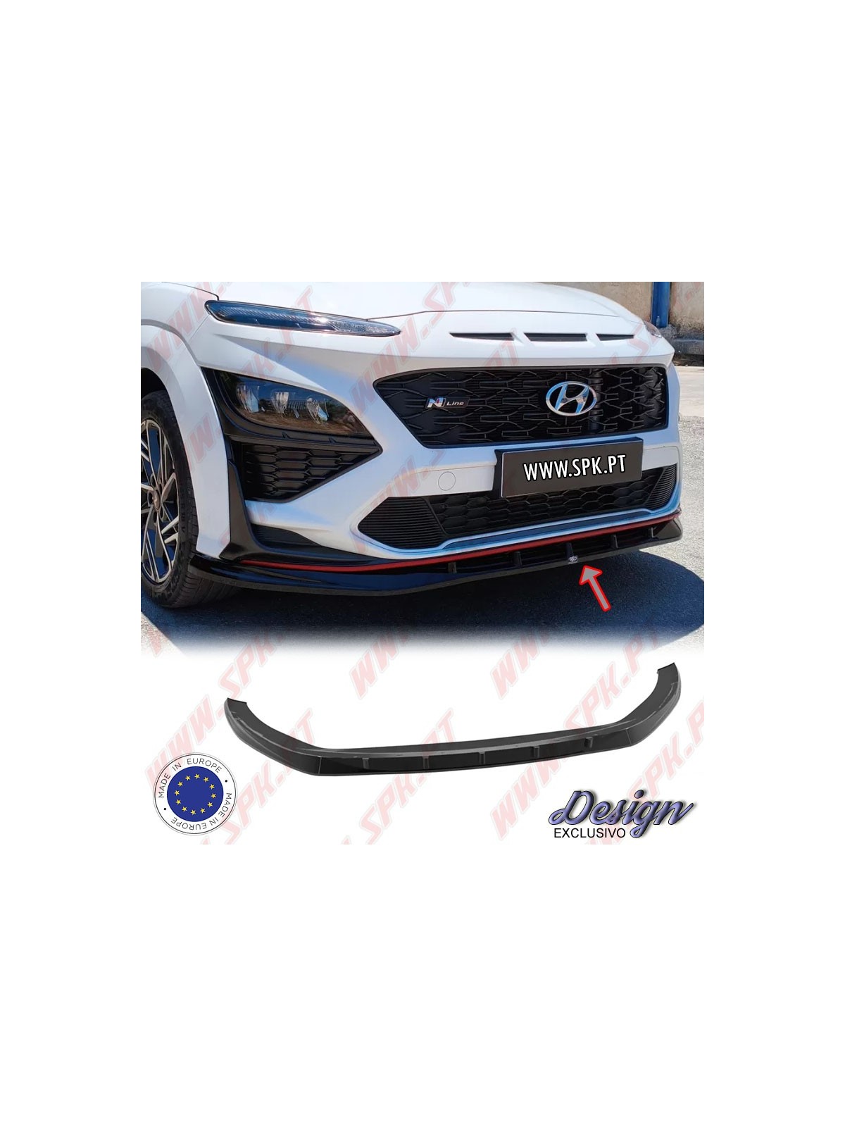 Lip Spoiler Frontal - Hyundai Kauai N / N-Line MK1 (2020-2023)