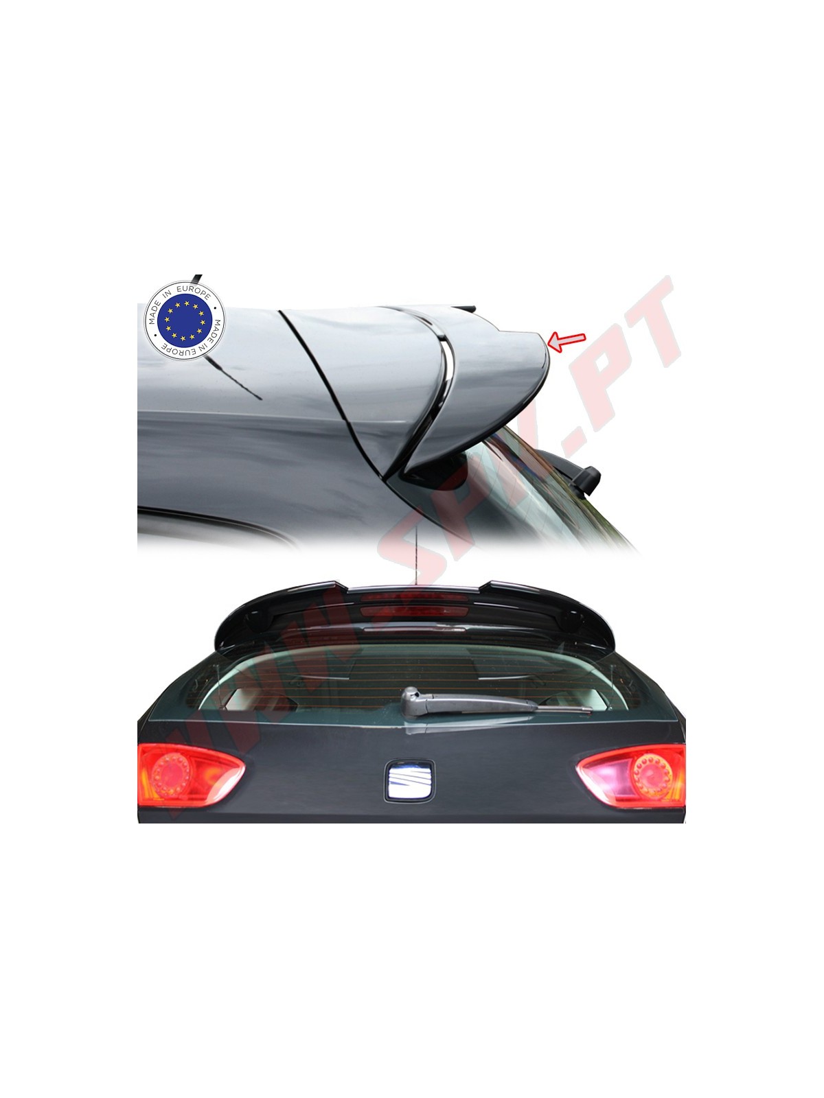 Aileron Traseiro Seat Leon 1P Facelift (2009-2012)