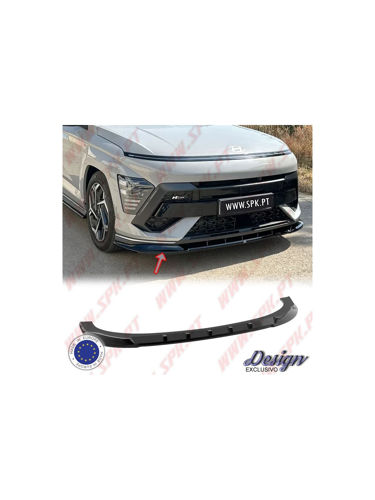 Lip Spoiler Frontal - Hyundai Kauai N-Line MK2 (2023-)