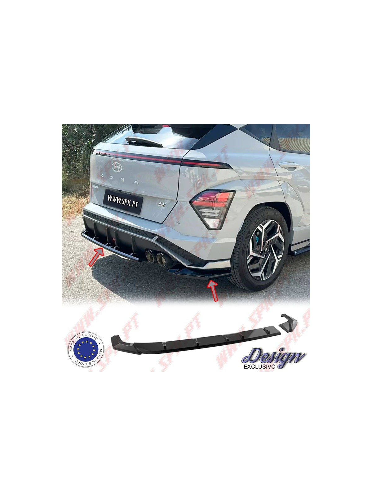 Difusor Traseiro - Hyundai Kauai N-Line MK2 (2023-)