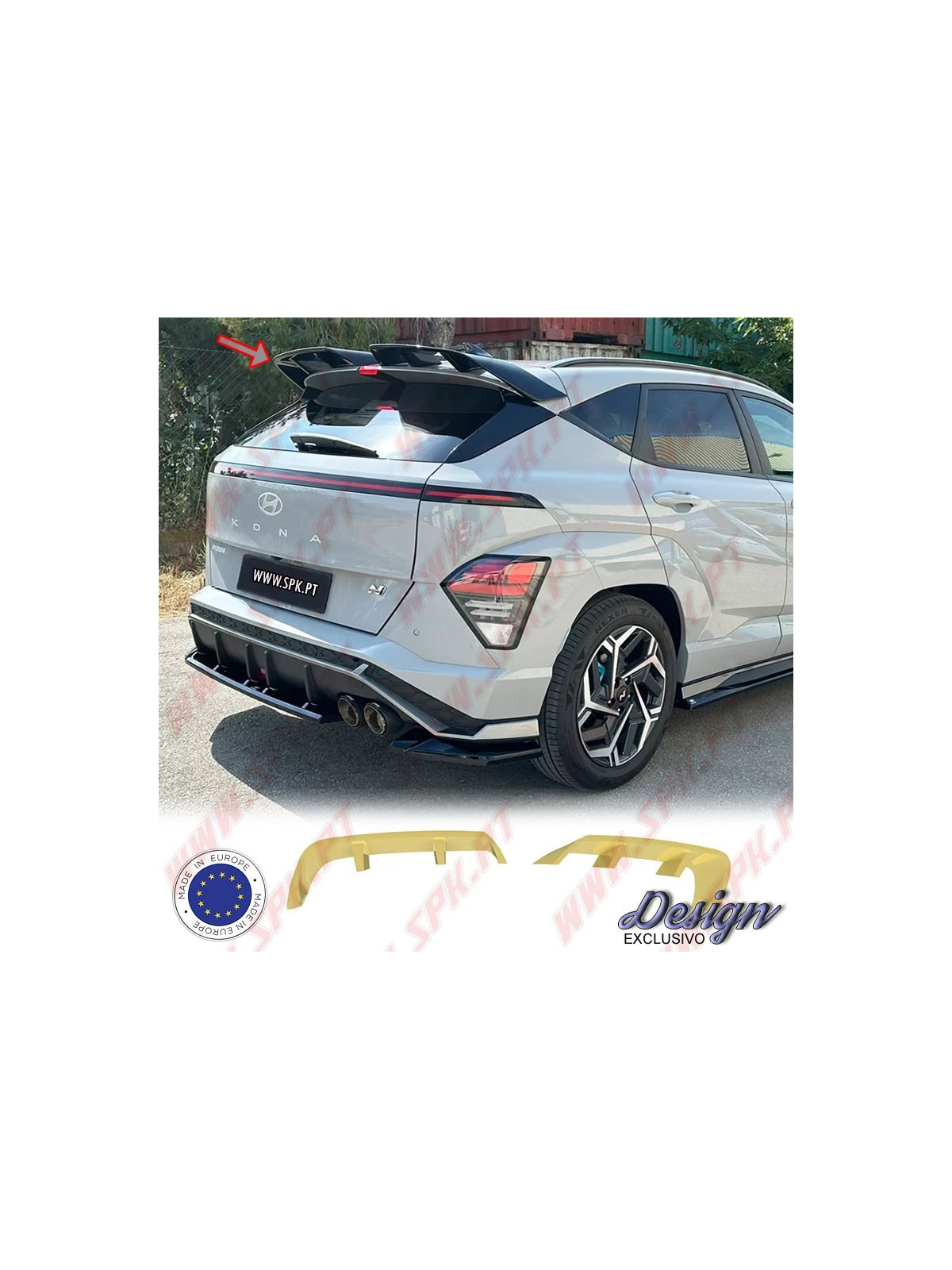 Aileron Traseiro - Hyundai Kauai N-Line MK2 (2023-)