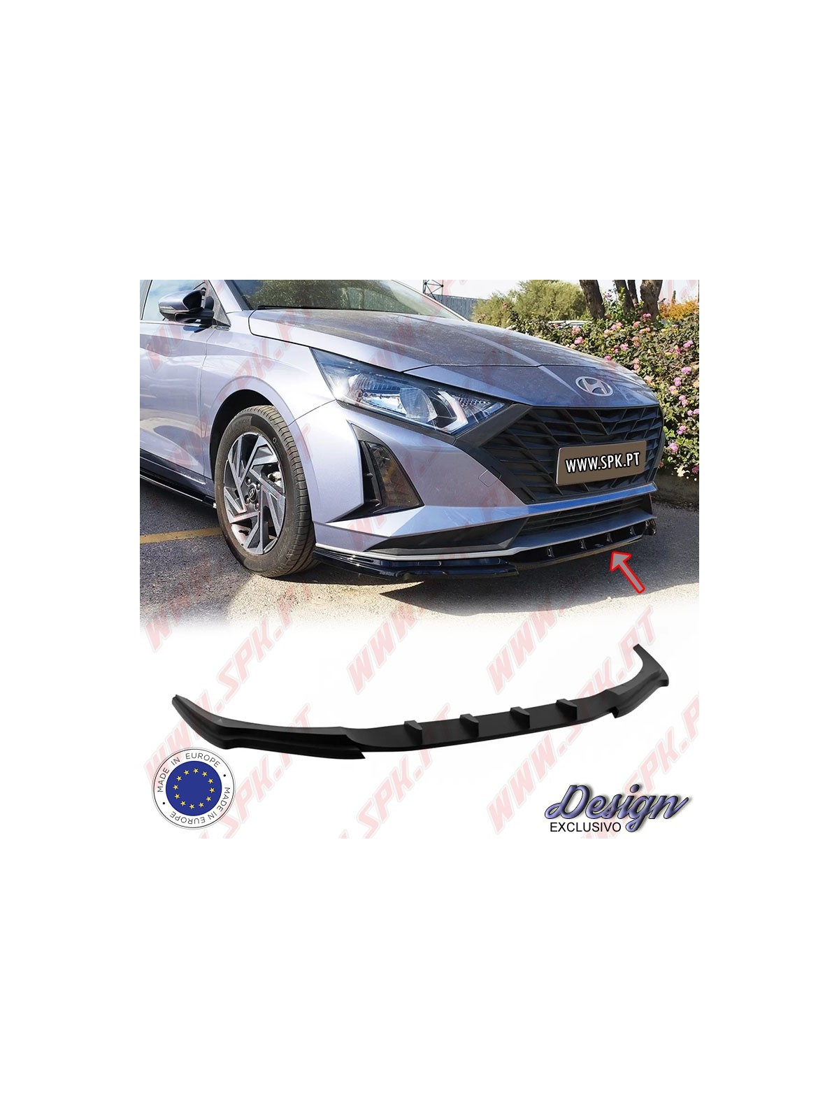 Lip Spoiler Frontal - Hyundai i20 MK3 Facelift (2023-)