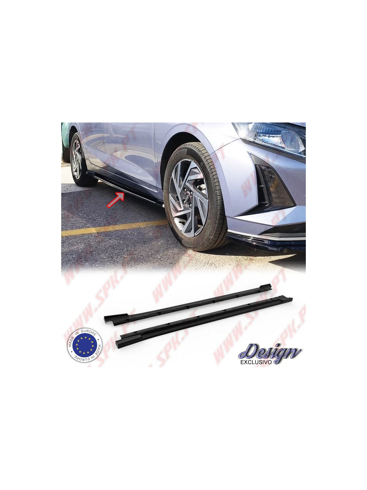 Extensão de Embaladeiras - Hyundai i20 MK3 (2020-)