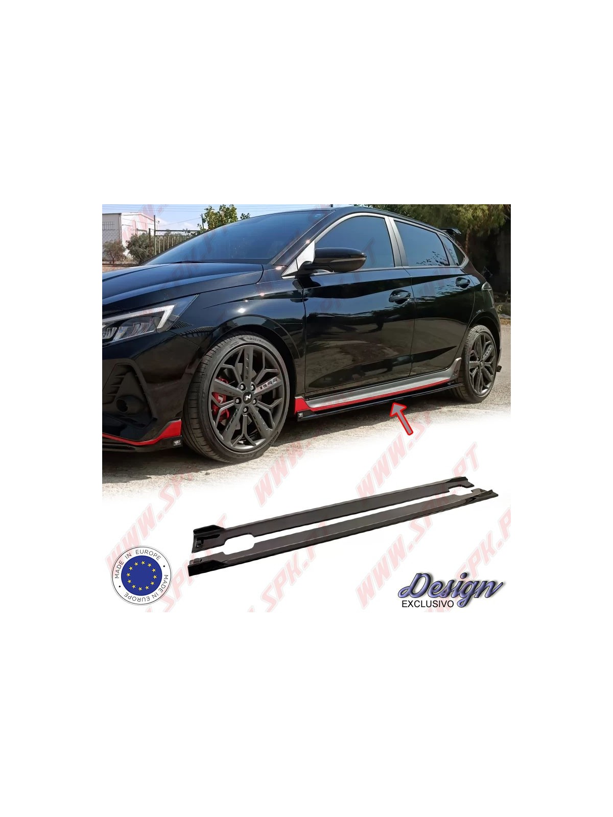 Extensão de Embaladeiras - Hyundai i20 N MK3 (2020-)