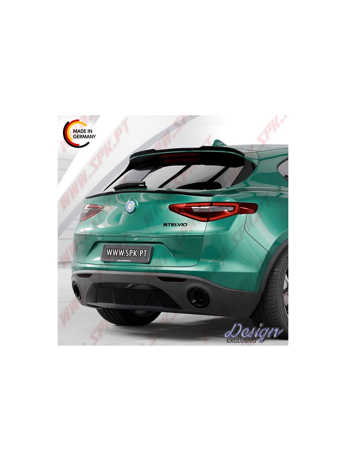 Aileron Traseiro Inferior - Alfa Romeo Stelvio (2017-)