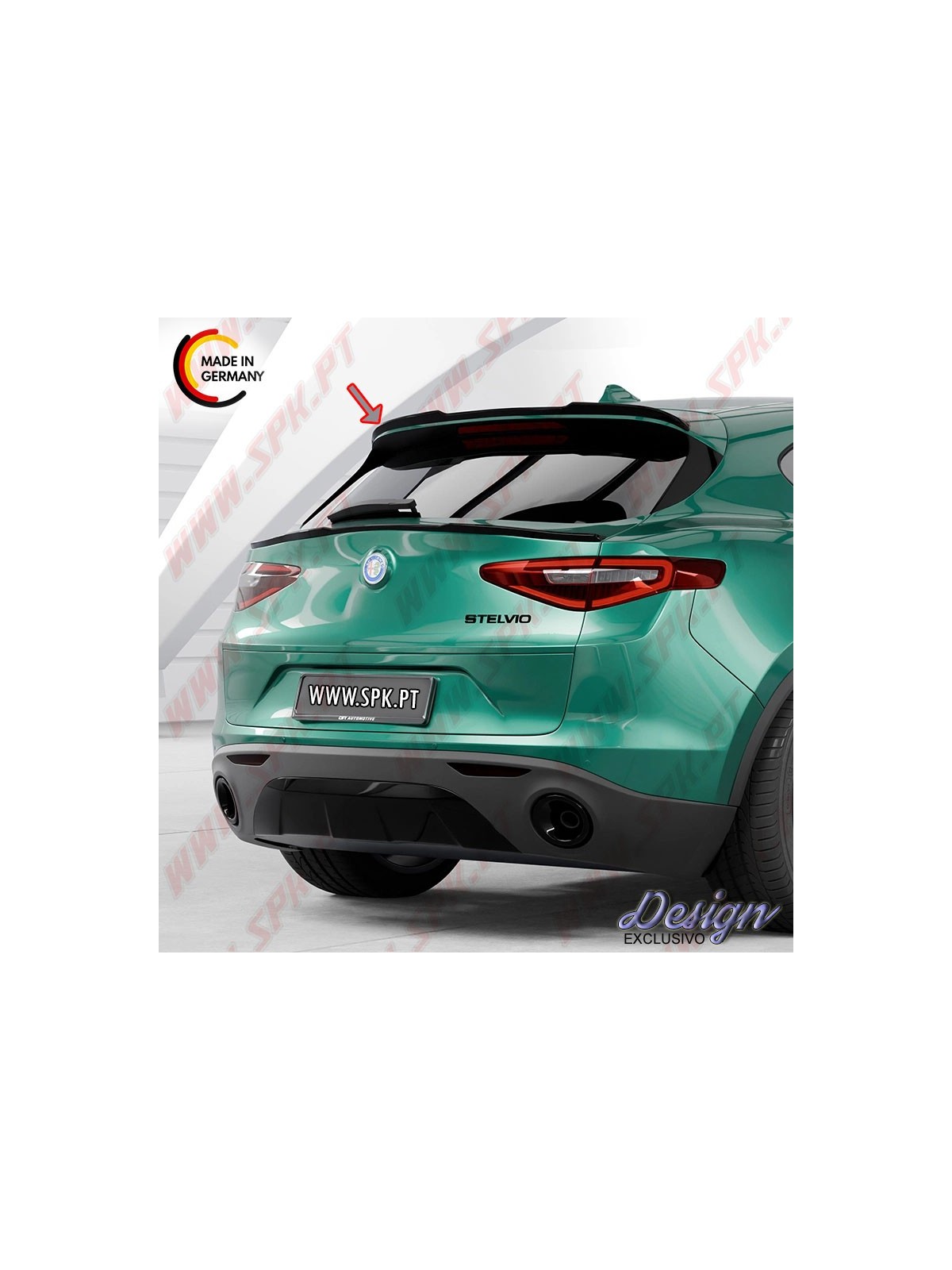 Aileron Traseiro Superior - Alfa Romeo Stelvio (2017-)