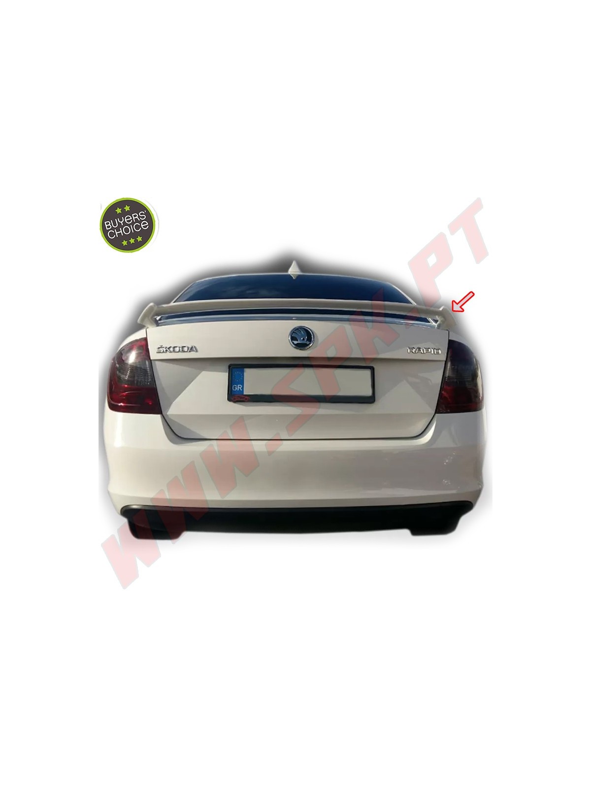 Aileron Traseiro Skoda Rapid (2012-)