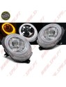 Faróis LED DRL / Chrome - Mini F55 / F56 / F57 (2014-2017)