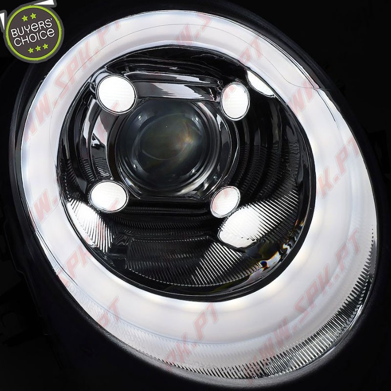 Faróis LED DRL / Chrome - Mini F55 / F56 / F57 (2014-2017)