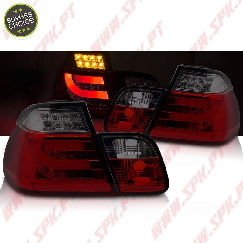 Farolins LED-BAR Red Smoke - BMW E46 Sedan (1998-2005)