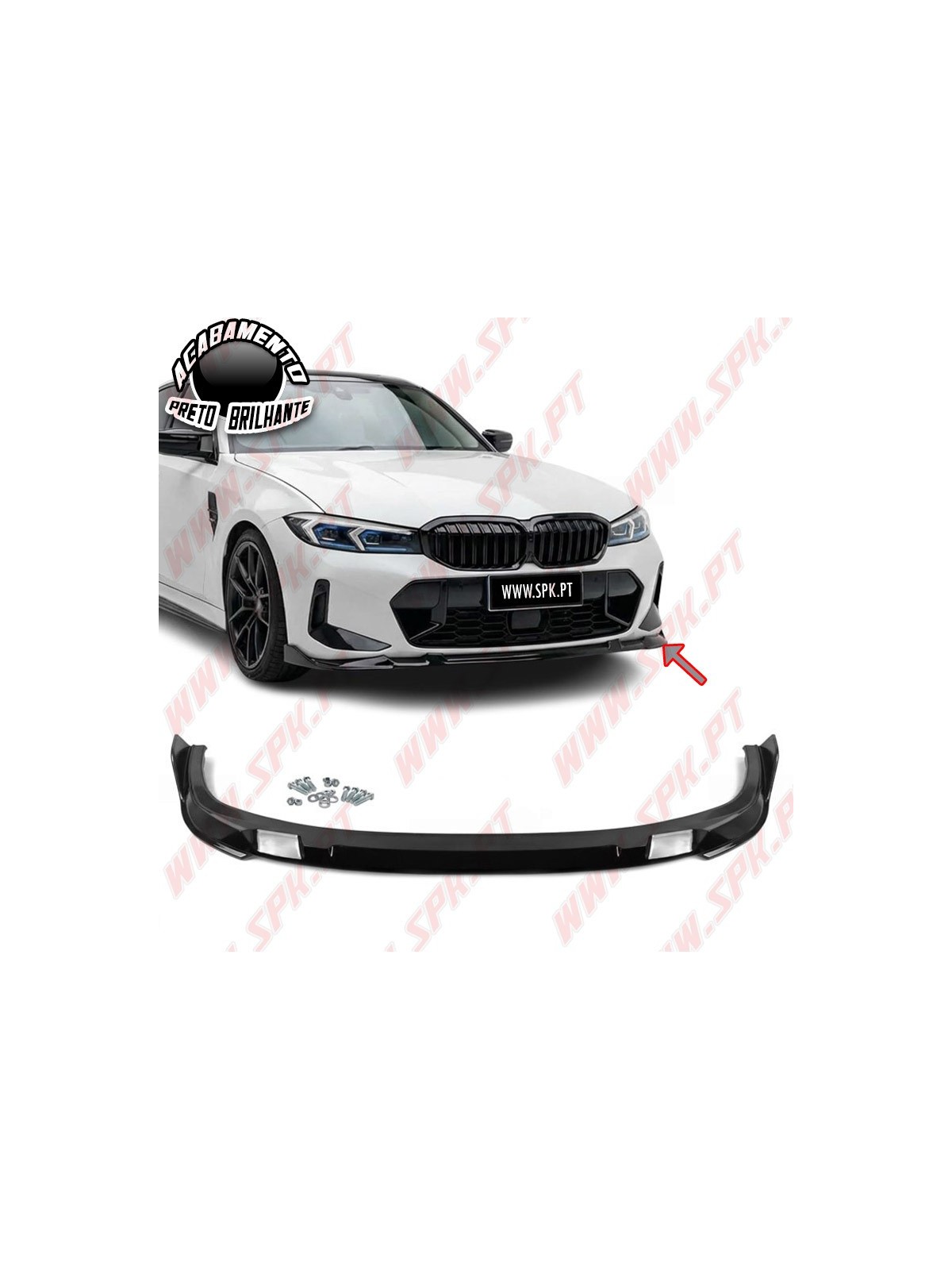 Lip Spoiler Frontal Look HAUER - BMW G20 / G21 LCI (2022-2026)
