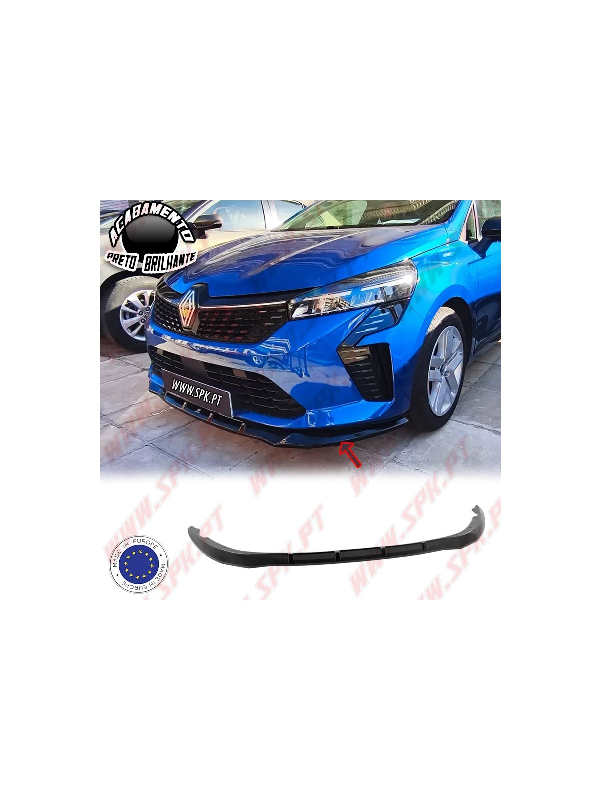 Lip Spoiler Frontal - Renault Clio 5 Facelift (2023-2025)