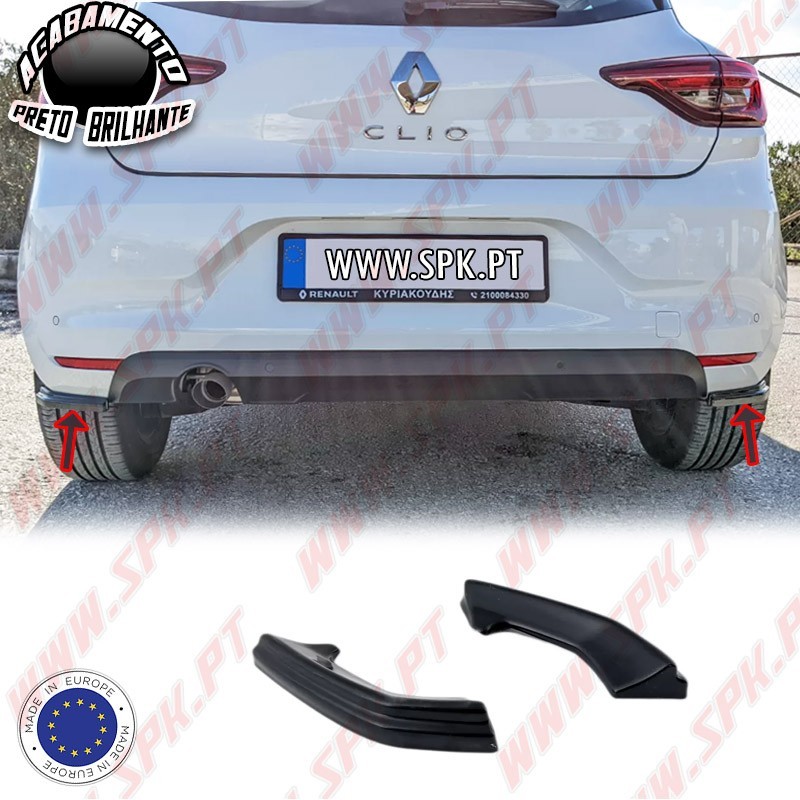 Splitters Traseiros - Renault Clio 5 (2019-2023)