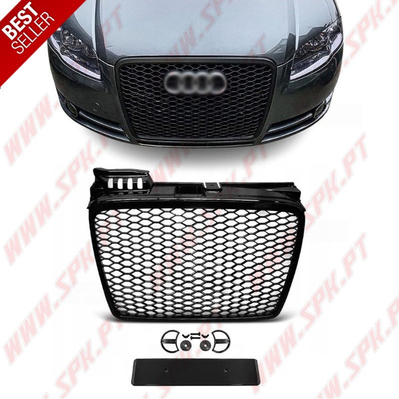 Grelha Frontal Look RS - Audi A4 B7 (2004-2008)