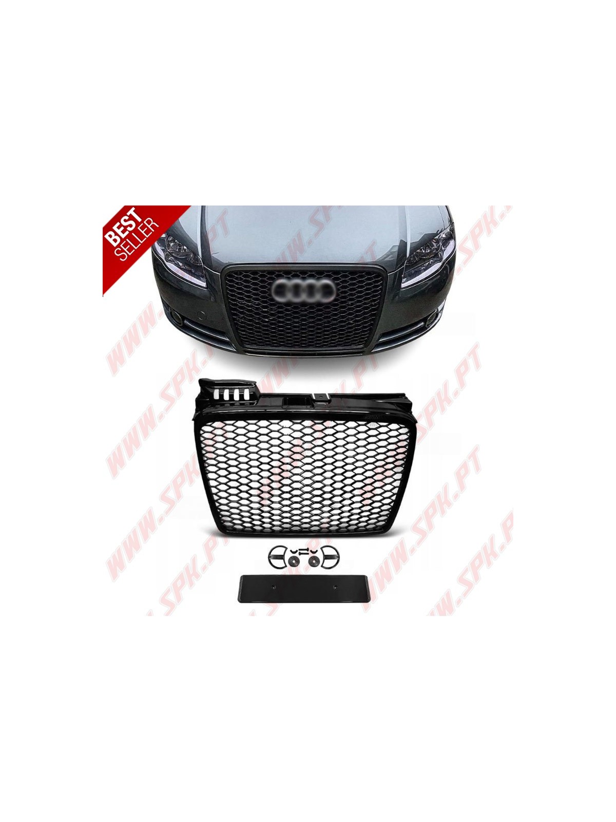 Grelha Frontal Look RS - Audi A4 B7 (2004-2008)