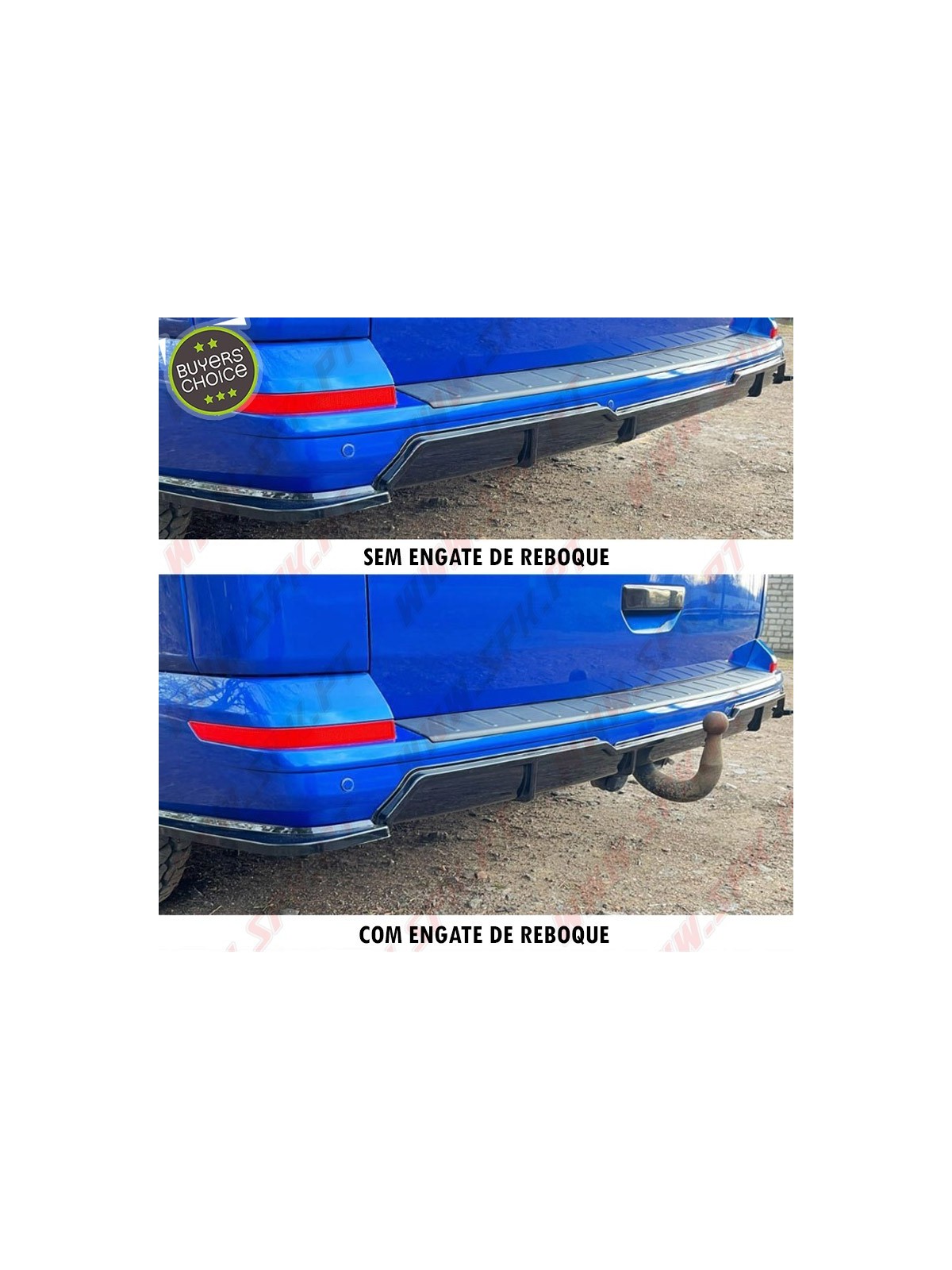 Difusor Traseiro + Splitters - VW T6 / T6.1 (2015-2023)