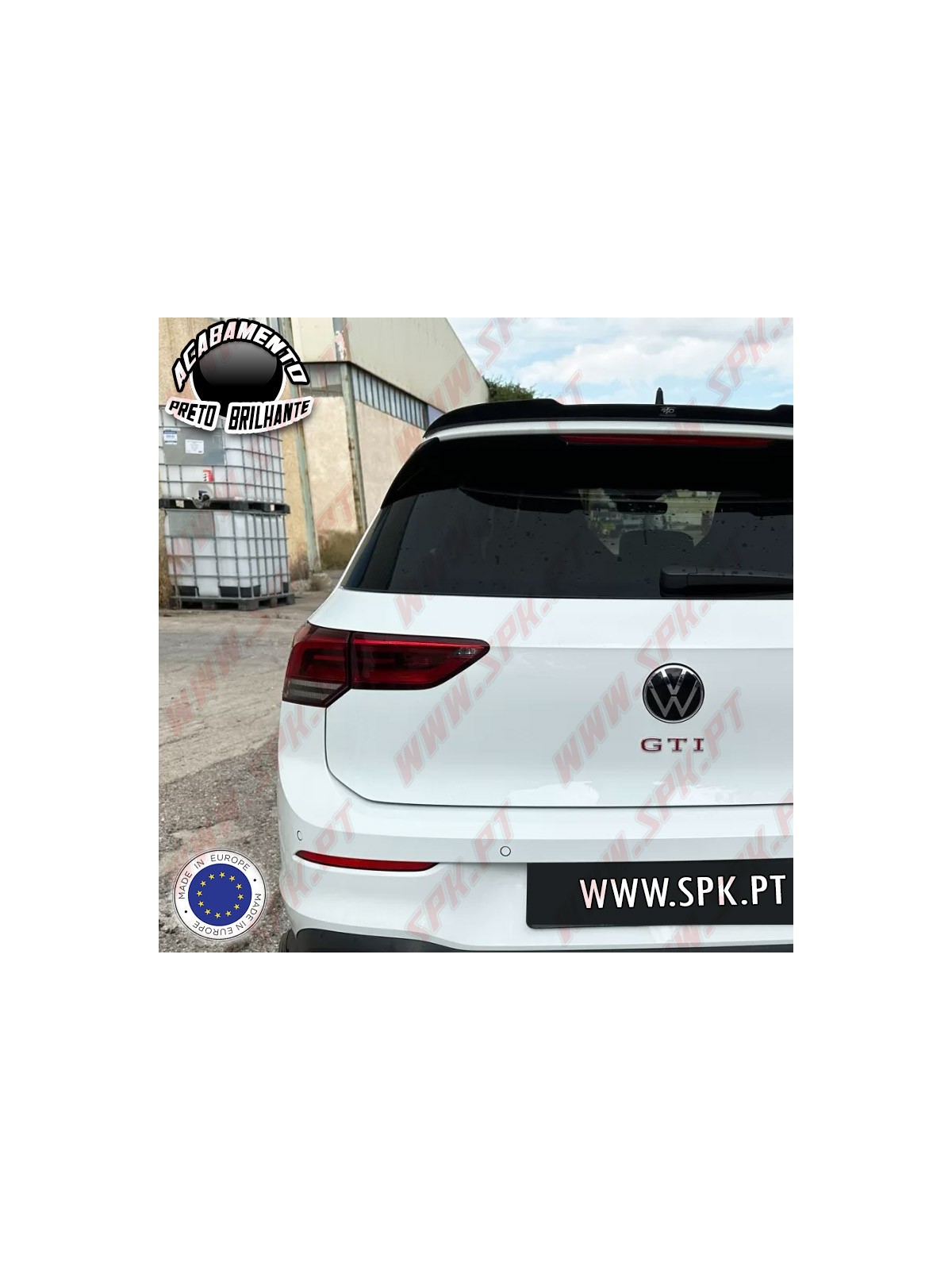 Extensão de Aileron - VW Golf 8 / 8.5 GTI / GTD / GTE / R / R-Line (2012-2019)