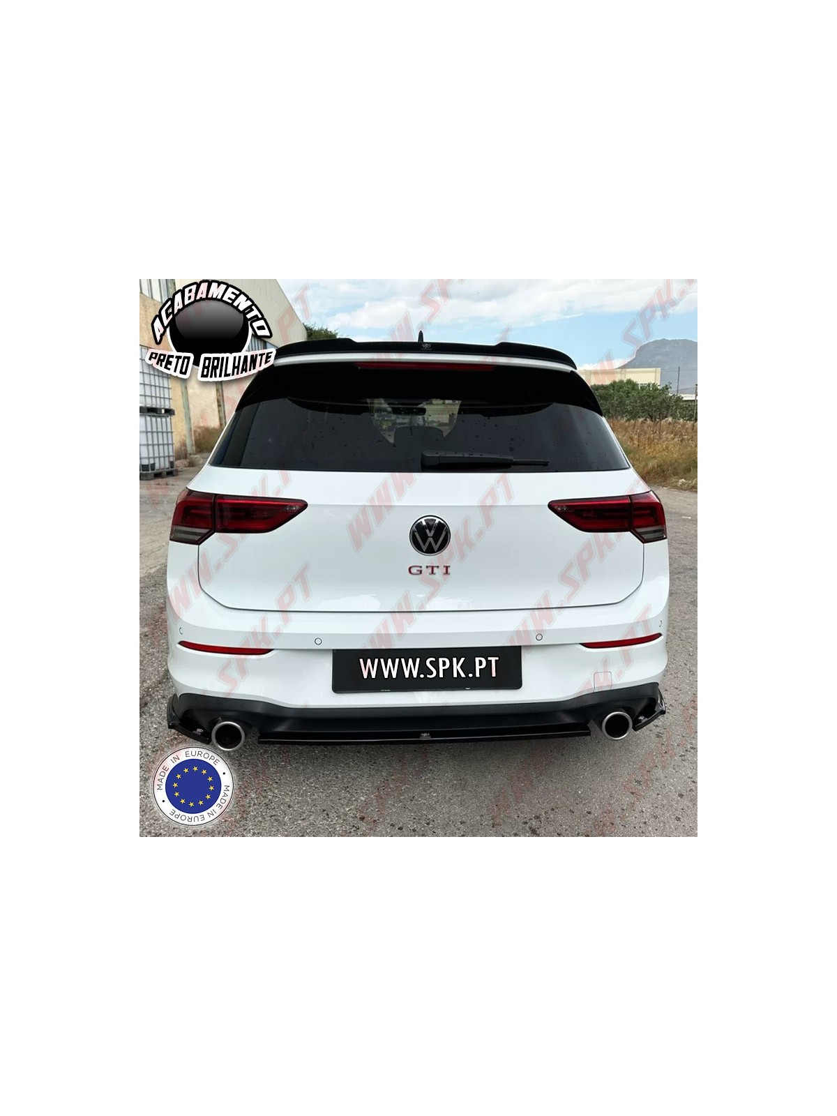 Extensão de Aileron - VW Golf 8 / 8.5 GTI / GTD / GTE / R / R-Line (2012-2019)