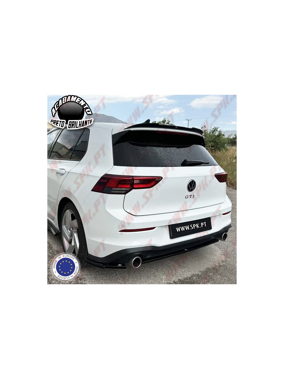 Extensão de Aileron - VW Golf 8 / 8.5 GTI / GTD / GTE / R / R-Line (2012-2019)