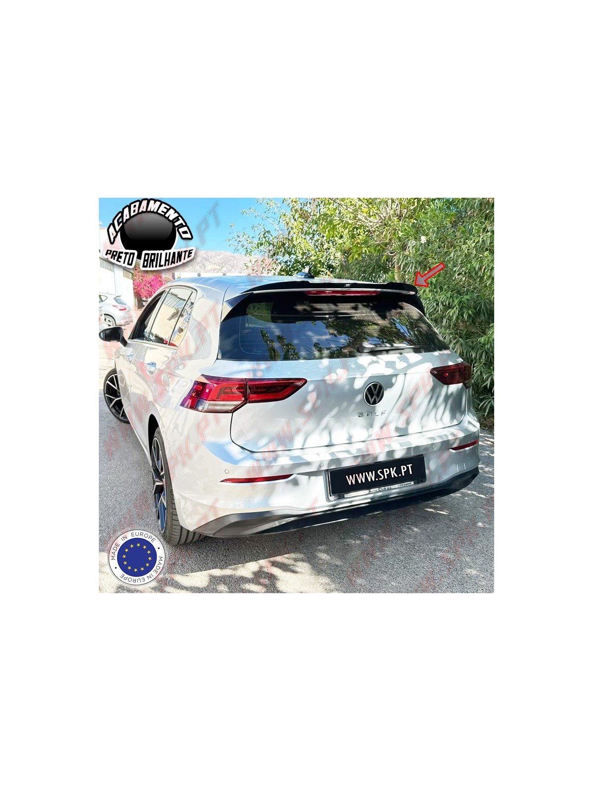 Extensão de Aileron - VW Golf 8 / 8.5 "Standard" (2019-)