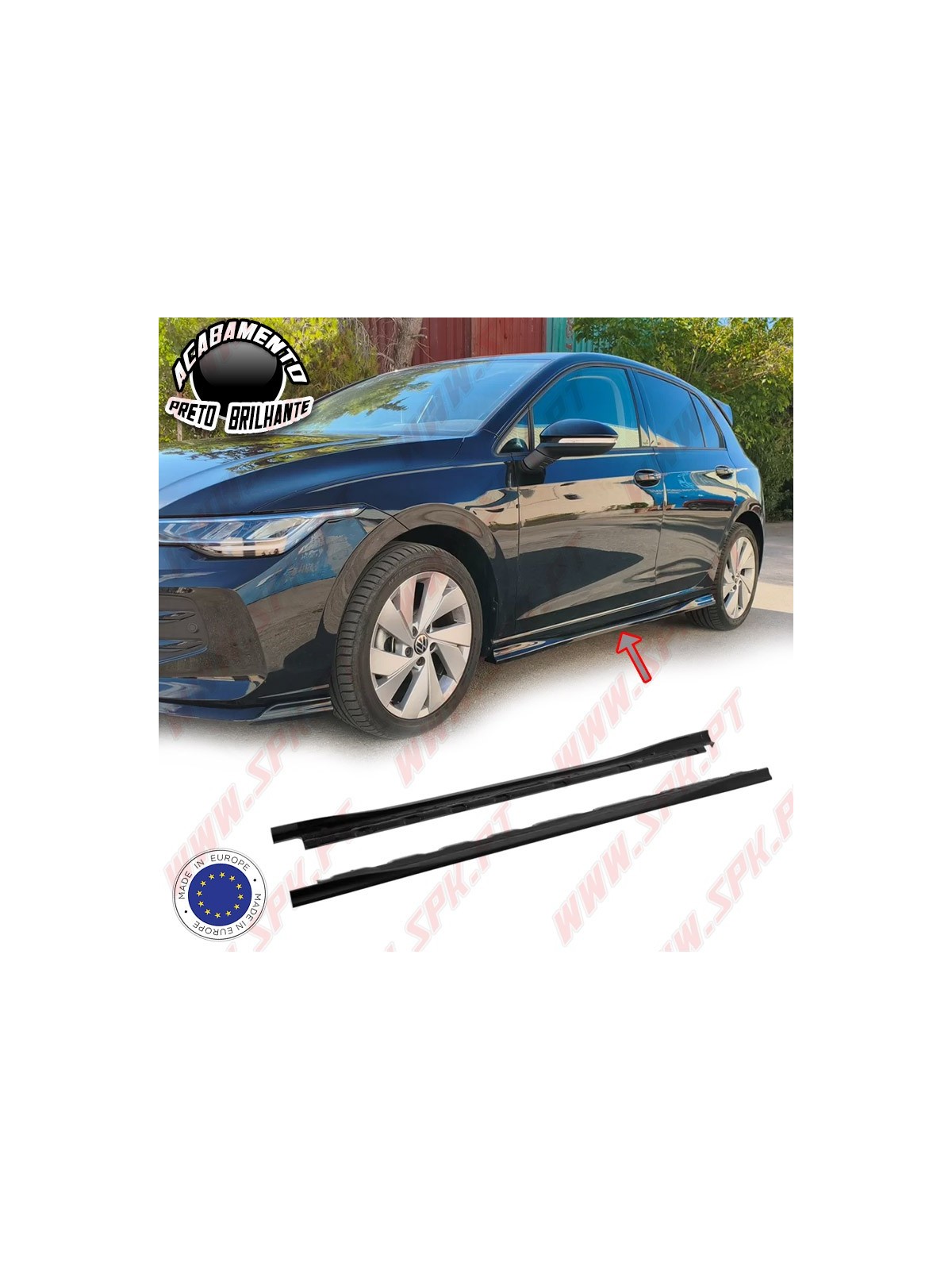 Extensão de Embaladeiras - VW Golf 8 / 8.5 "Standard" (2019-)