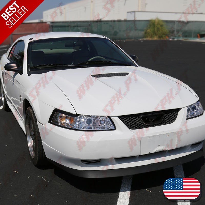 Faróis Angel Eyes / Chrome - Ford Mustang (1998-2004)