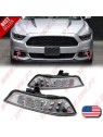 Faróis Presença + Piscas Frontais LED Chrome - Ford Mustang (2015-2017)