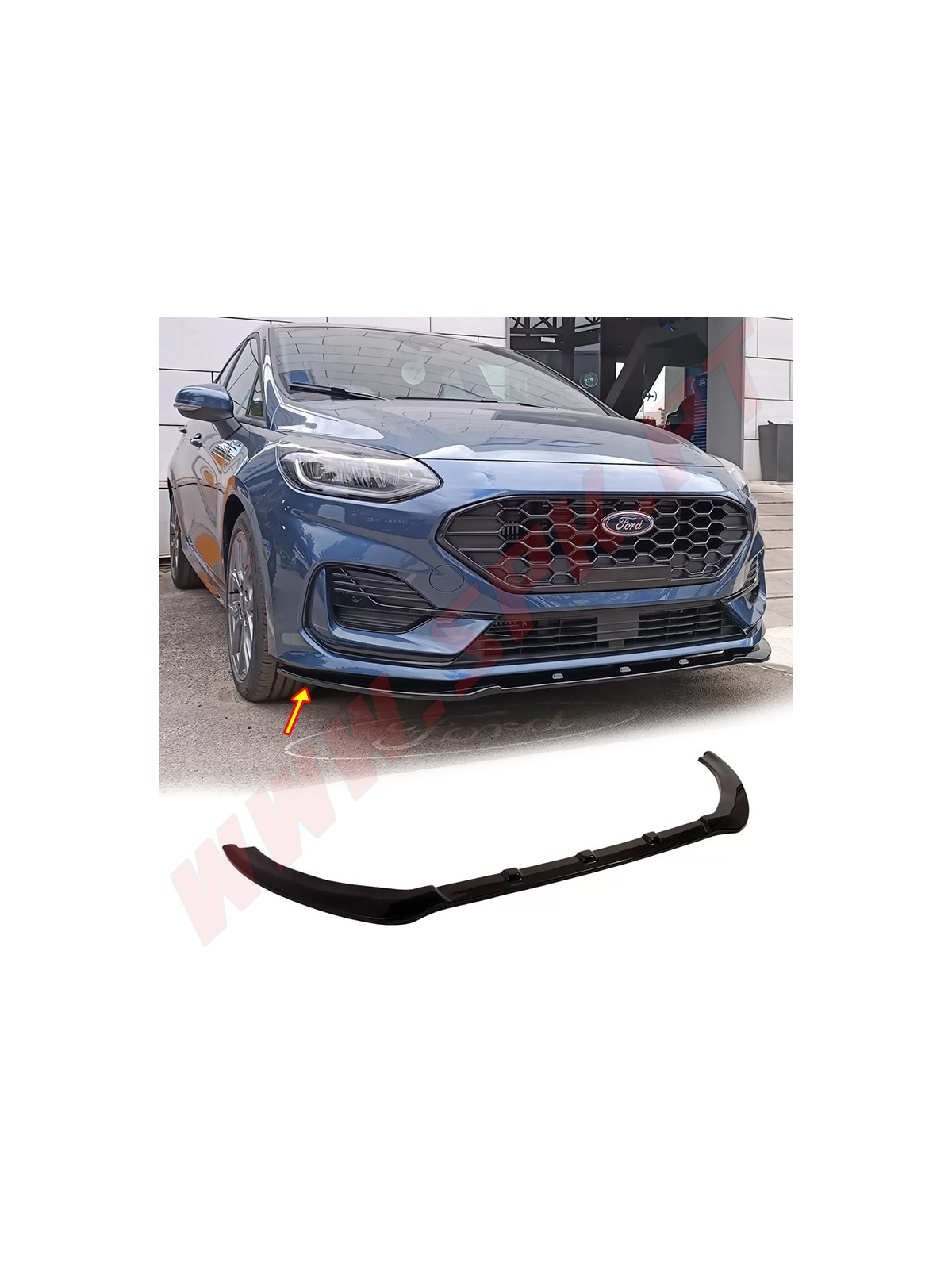 Lip Spoiler Frontal - Ford Fiesta 8 Facelift ST-Line (2021-)