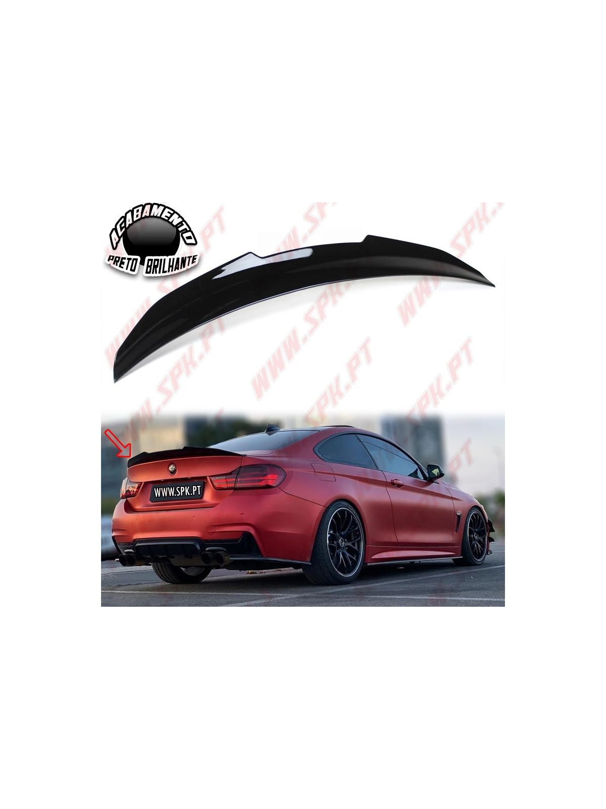 Aileron Traseiro Look PSM BMW F32 Coupe (2014-2020)