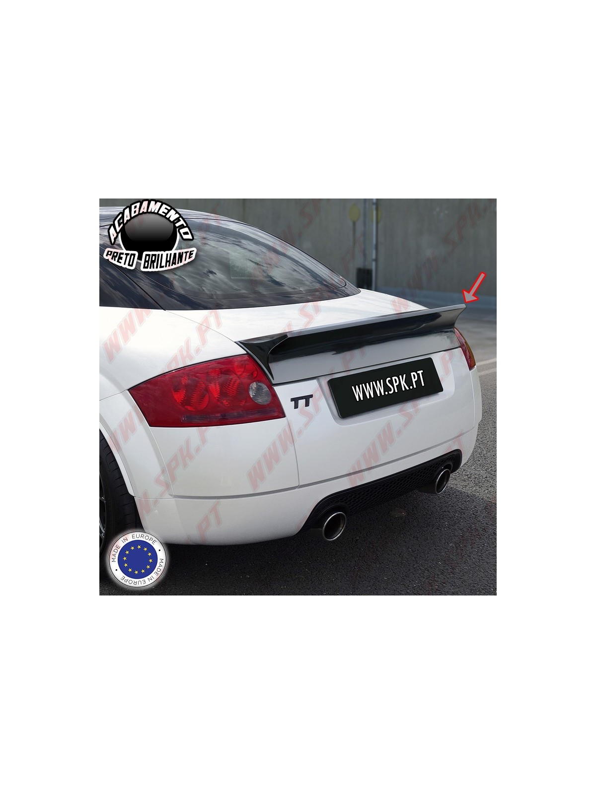 Aileron Traseiro Look Ducktail - Audi TT 8N (1998-2006)