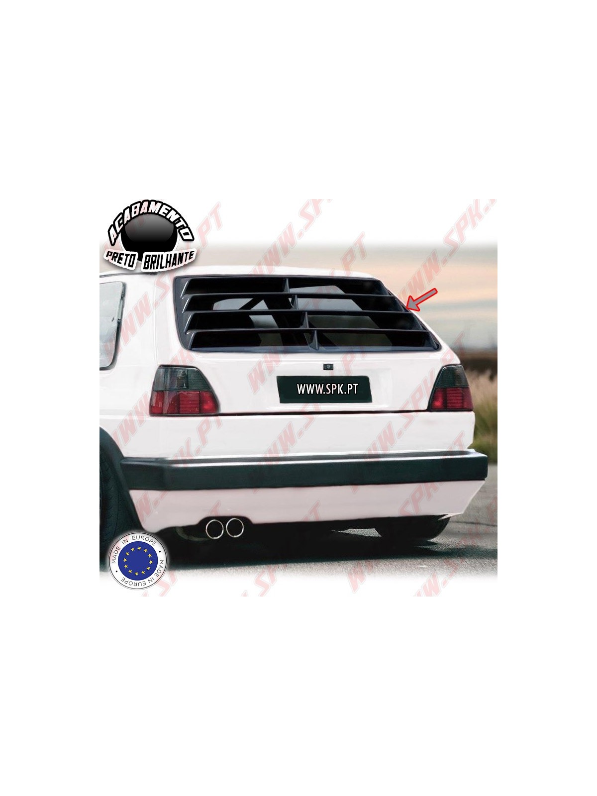 Window Louver Traseiro - VW Golf 2 (1983-1992)
