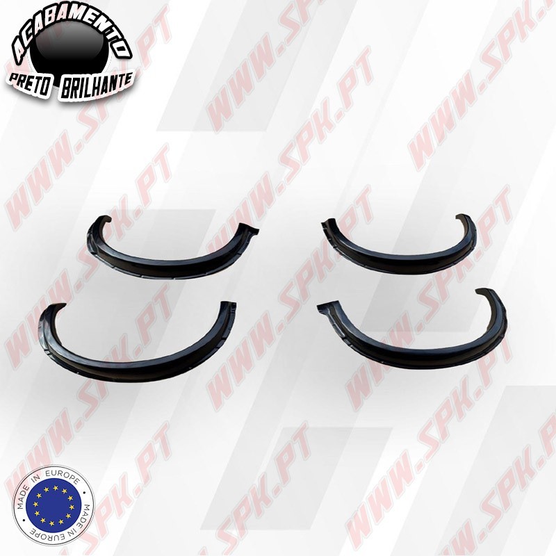 Kit 4 Alargamentos Plástico - VW Golf 2 / Jetta 2 (1983-1992)