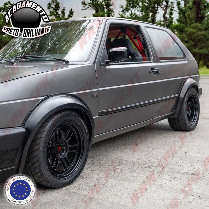 Kit 4 Alargamentos Plástico - VW Golf 2 / Jetta 2 (1983-1992)
