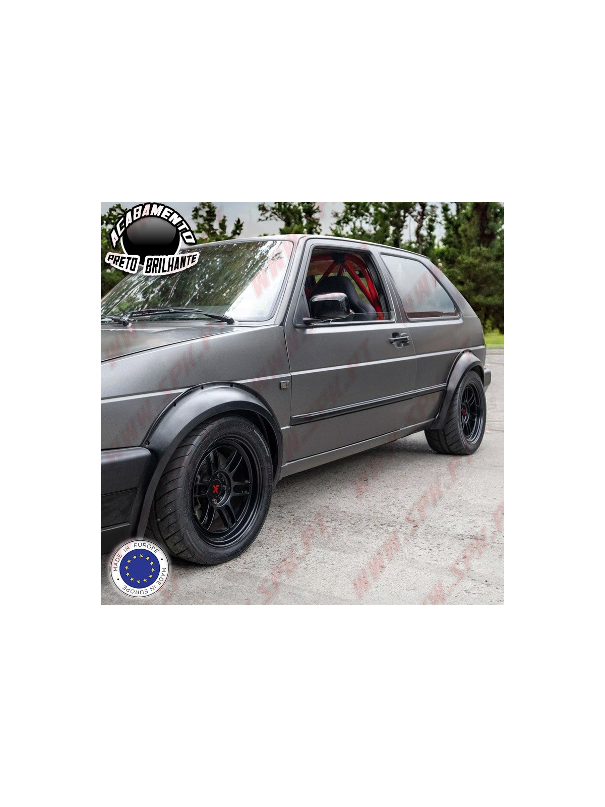 Kit 4 Alargamentos Plástico - VW Golf 2 / Jetta 2 (1983-1992)