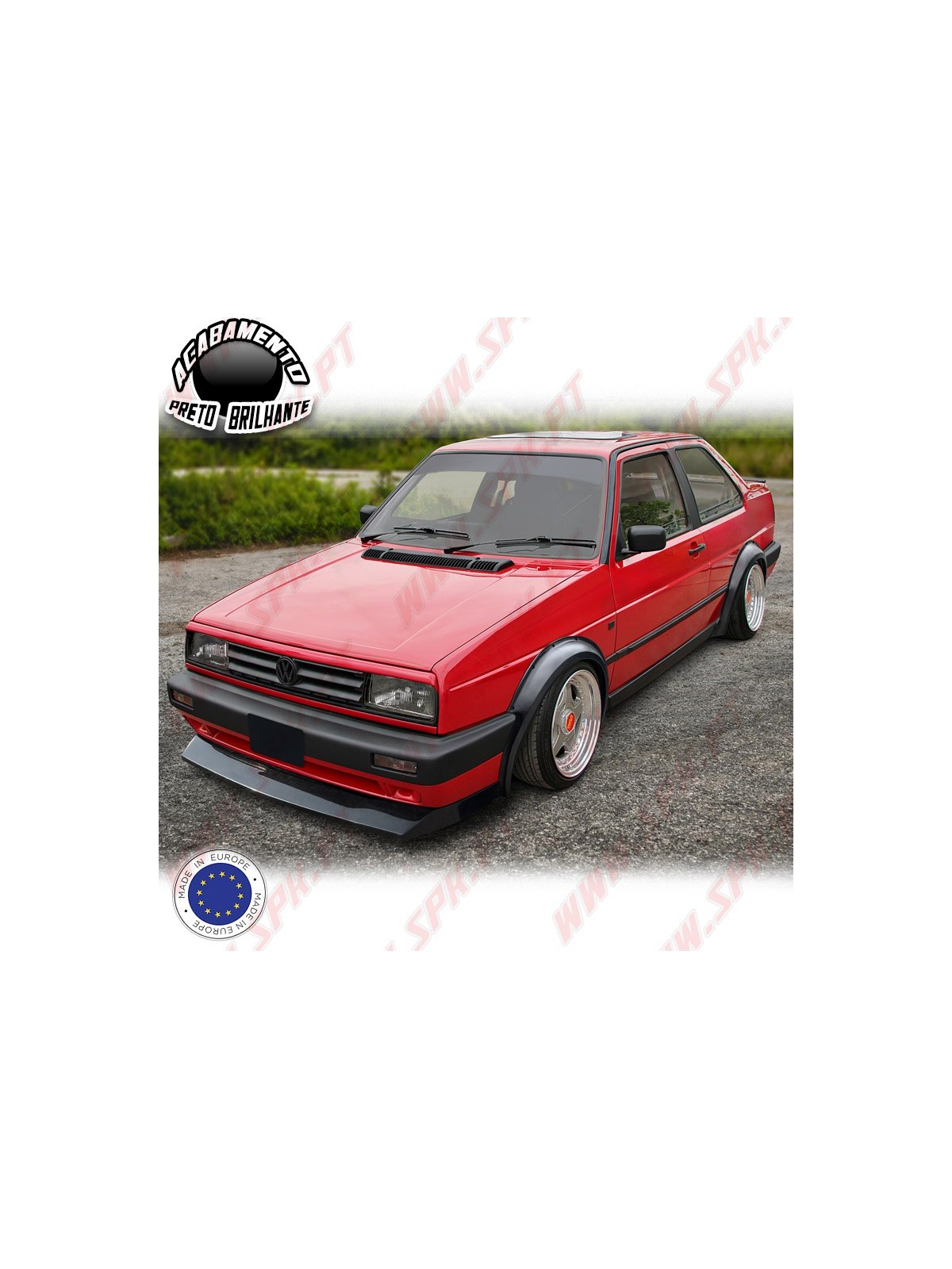 Kit 4 Alargamentos Plástico - VW Golf 2 / Jetta 2 (1983-1992)